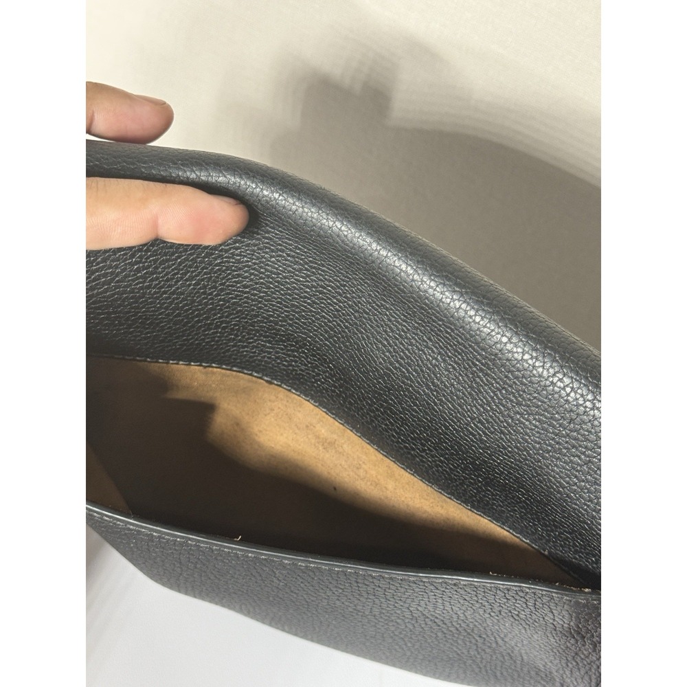 Coach Willow Saddle Bag Black Pebble Leather Crossbody Gold Turn lock CA094 - Picture 9 of 16